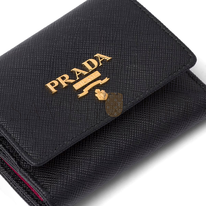 PRADA SMALL SAFFIANO LEATHER WALLET 1MH043 (10*8.5cm)